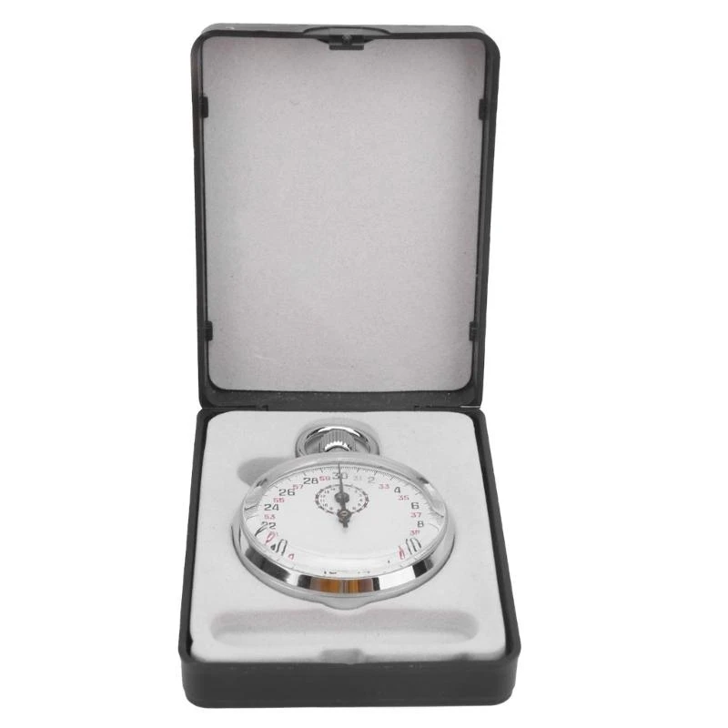 Handheld Mechanical Stopwatches for Track Races Featuring 30/60 Second Dials and Pause Function Mechanical Running Timers