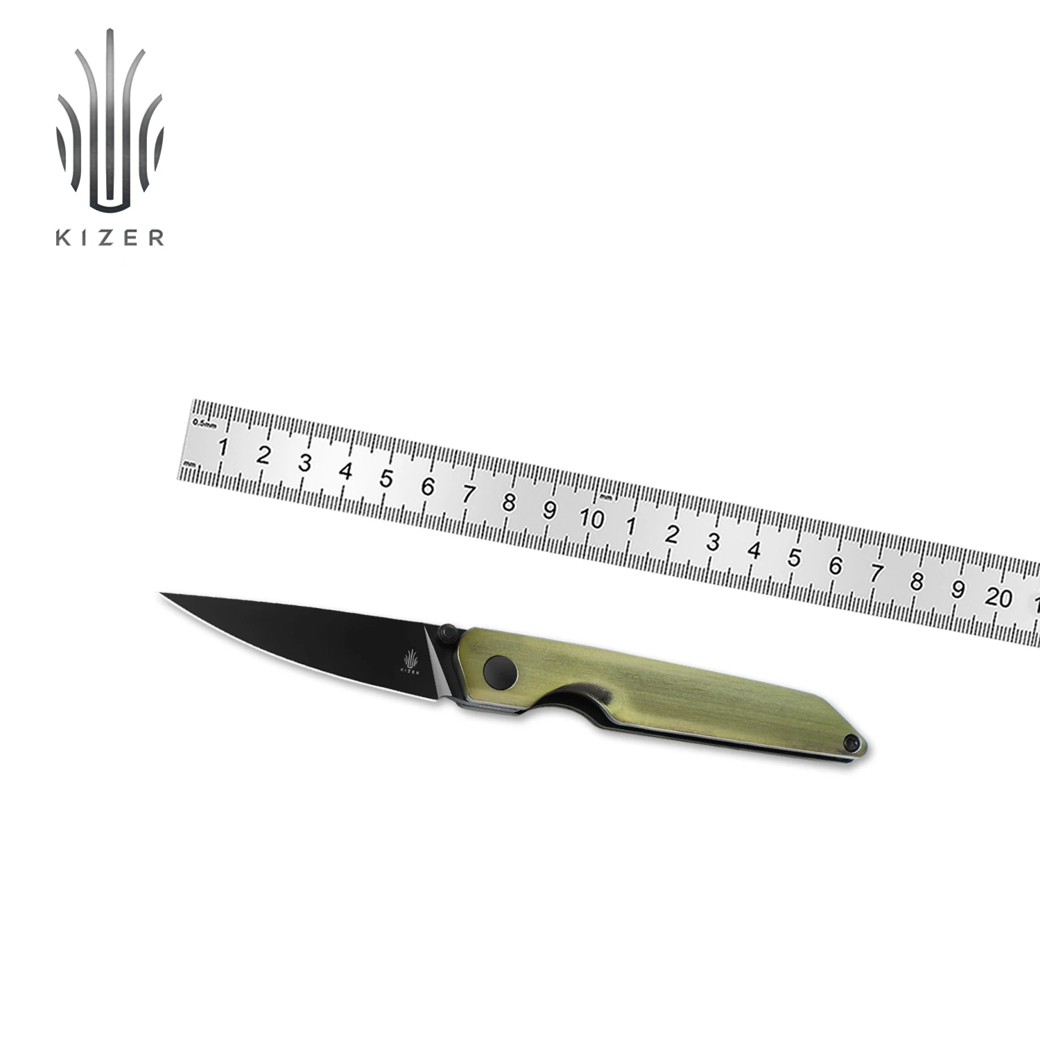 Kizer Pocket Knife Shot V3677C1/V3677C2 6063-T6 Handle With 154CM Blade Outdoor Camping EDC Tools Knife