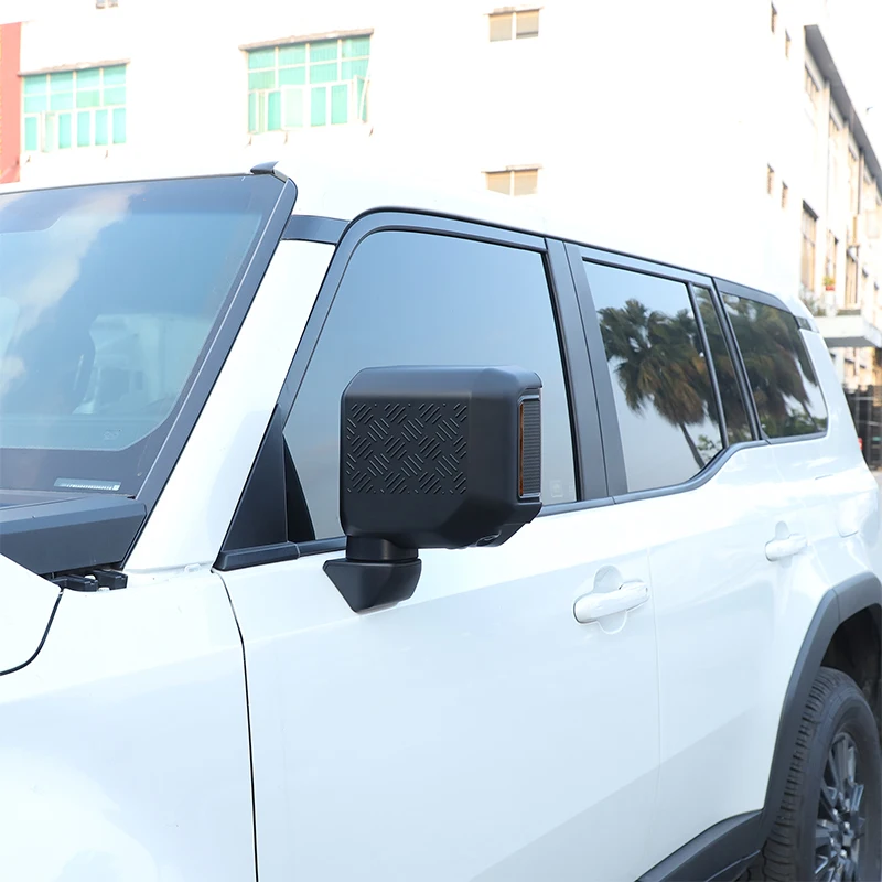 

Для Toyota Land Cruiser 250 Prado LC250 ABS матовый черный автомобильный чехол для наружного зеркала, аксессуары против царапин 2024-2025