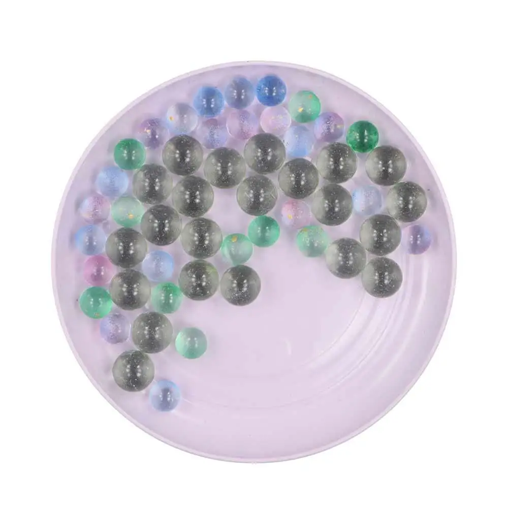 Machine à perles, petits billes, jouets d'aquarium, décoration de maison, billes en verre, matériaux faits à la main, boule de verre lumineuse, Machine à flipper