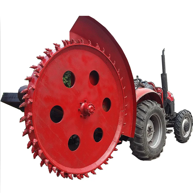 YG Open Ditch Width 8--30cm Can Customized Disc Trenching Machine Multifunctional Trencher For Rock And Asphalt Pavement