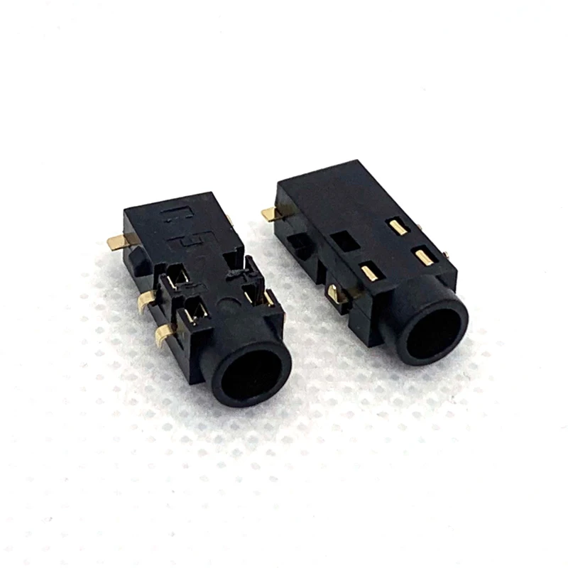 

10PCS PJ-3086 sinking plate 3.5earphone socket 5 pin without fixed pin bent pin PJ-381 PJ-327 PJ327