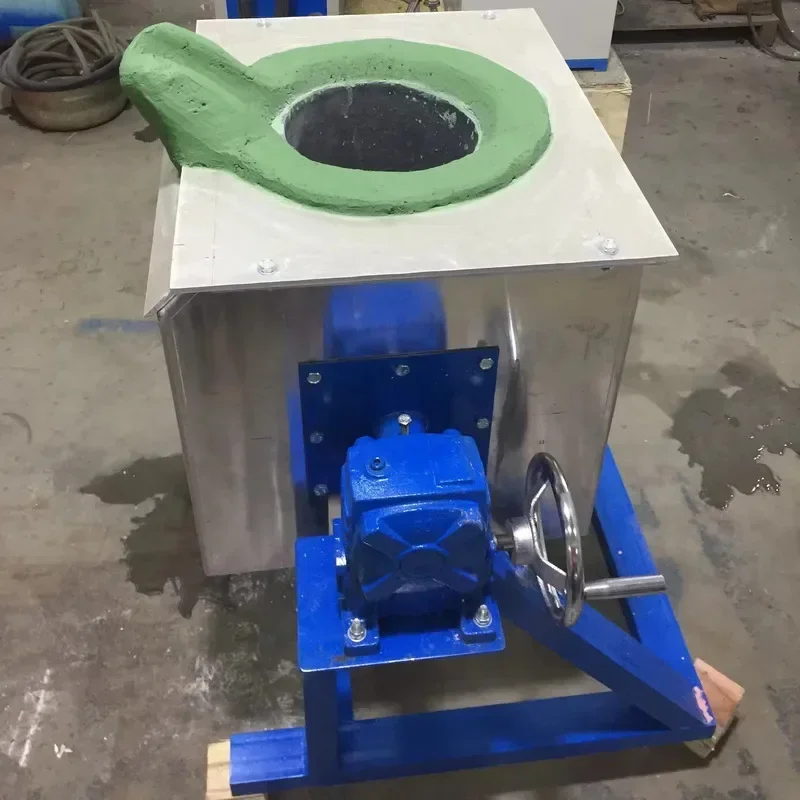 20Kg Recycg Scrap Iron Melting Induction Heating Electric Smelting Cast Furnace Steel Metal Foundry Equipment