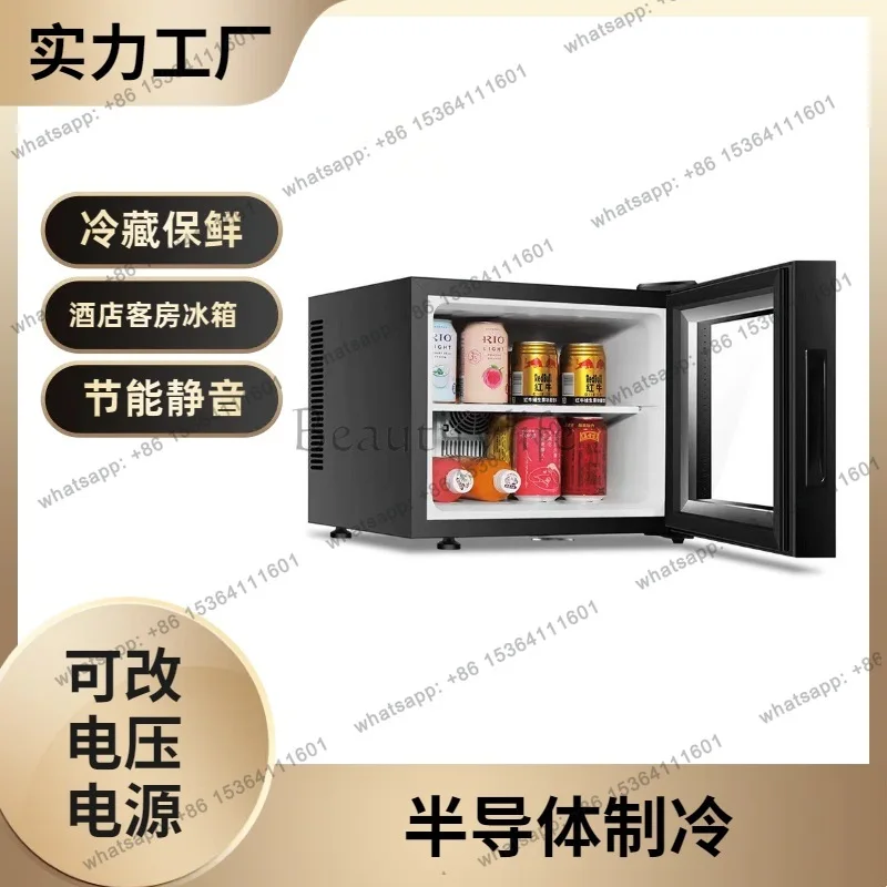 Small glass door refrigerator beverage cabinet 110V air-cooled fresh-keeping cabinet