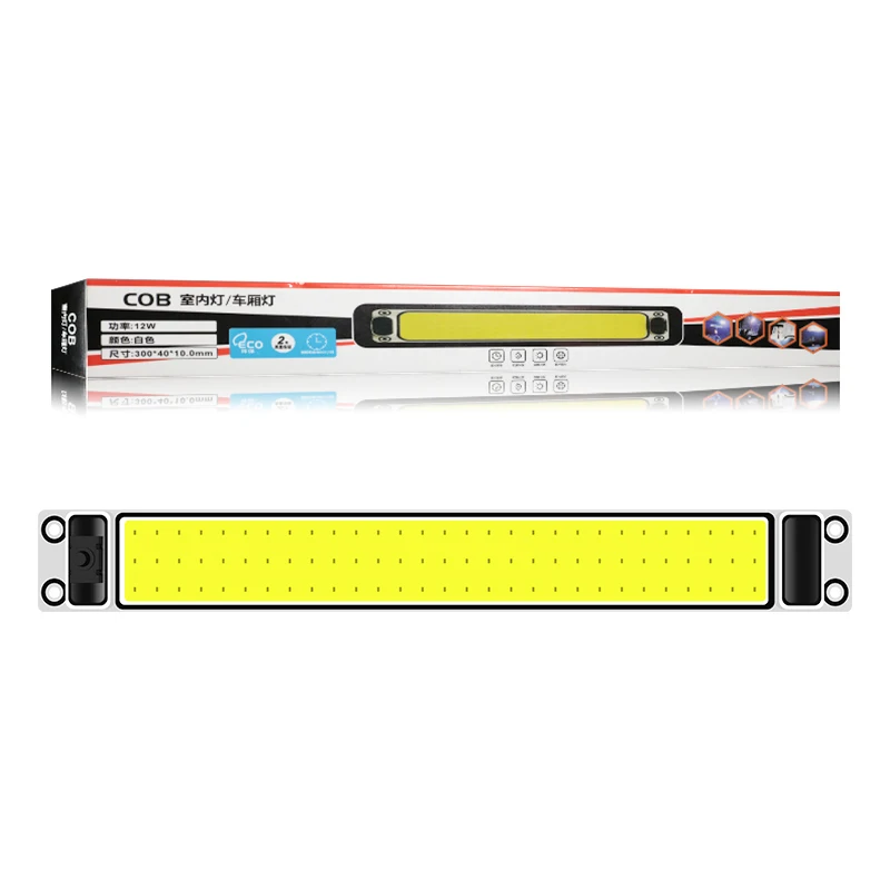 Bande lumineuse de lecture de nuit à LED pour voiture, plafonnier intérieur avec interrupteur marche/arrêt, camionnette, camion, camping-car, bateau, 87LED, 12 V-24V