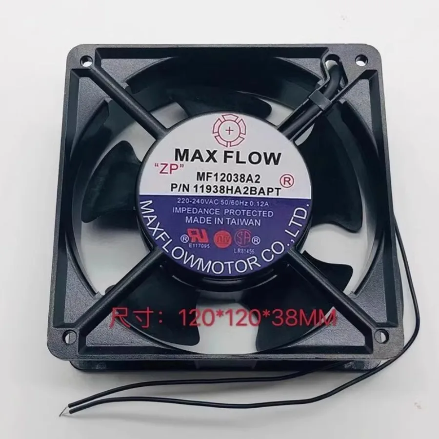 

For MAXFLOW MF12038A2 12038 AC220-240V 0.14A 12CM Large Airflow Cooling Fan
