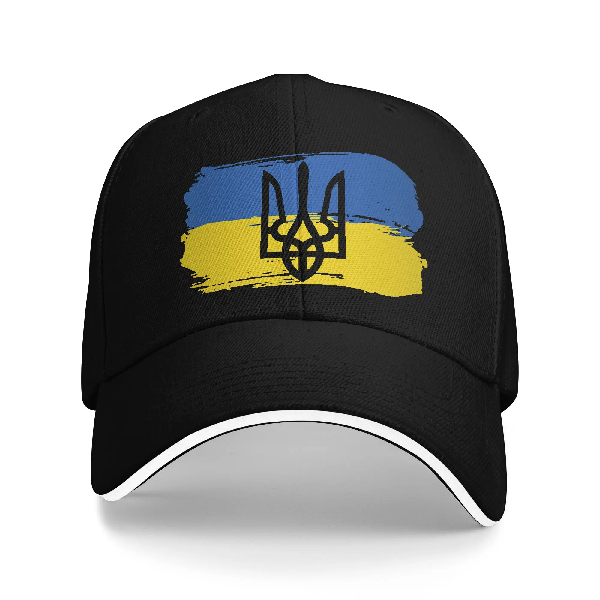 Ukraine Ukrainian Flag Ukrainians Baseball Cap  Fashion Trucker Hat Summer Female Male Hunting Camping Snapback Cap