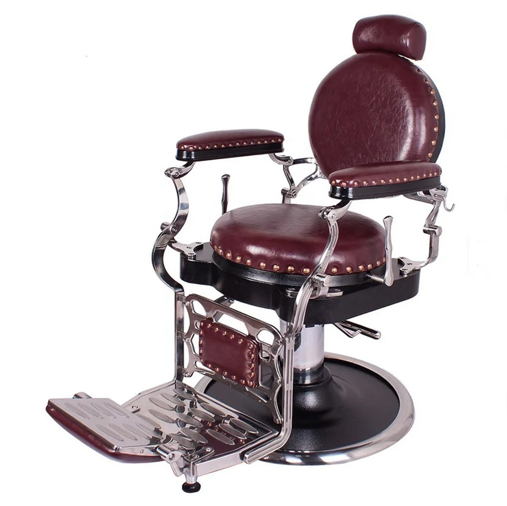 Professional saloon vintage hairdressing  salon furniture Vintage Barber Chair For Men Reclining Salon Chair