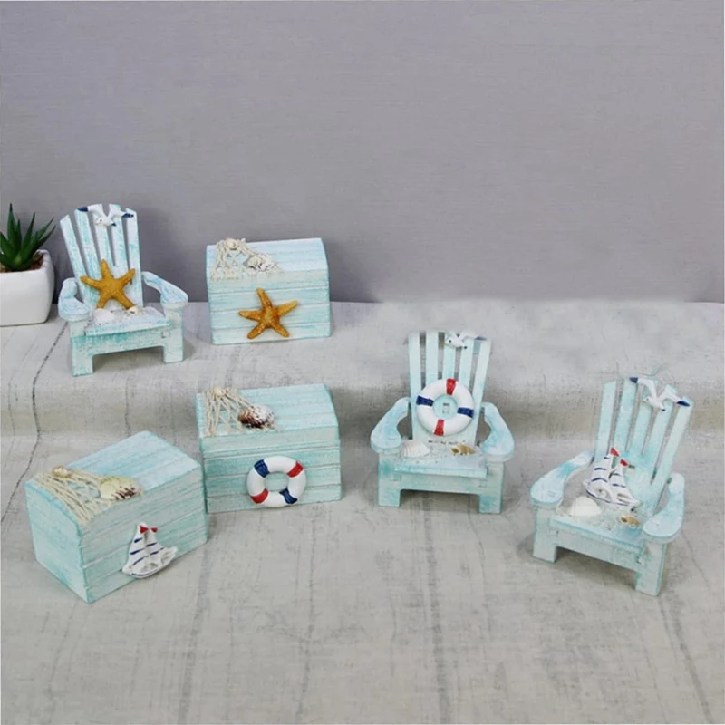 1 Set Mini Beach Chair Miniature Miniature Furniture Tabletop Miniatures Miniature Chair Decorartion Chair