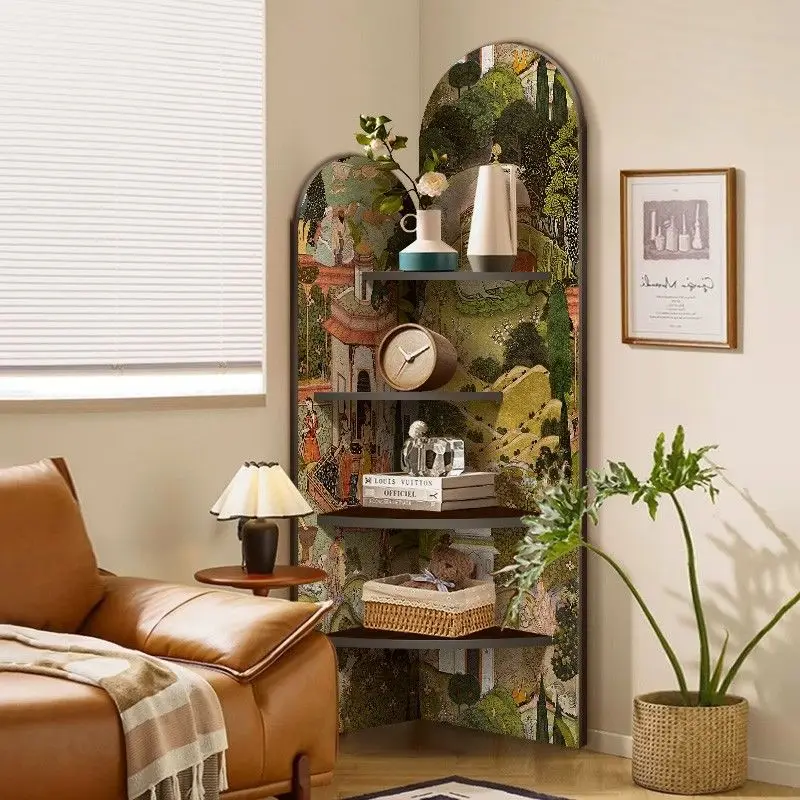 

/Простые японские шкафы для гостиной, классические деревянные узкие полки для витрины, экономия места, черная мебель Wohnzimmer Schrank для дома