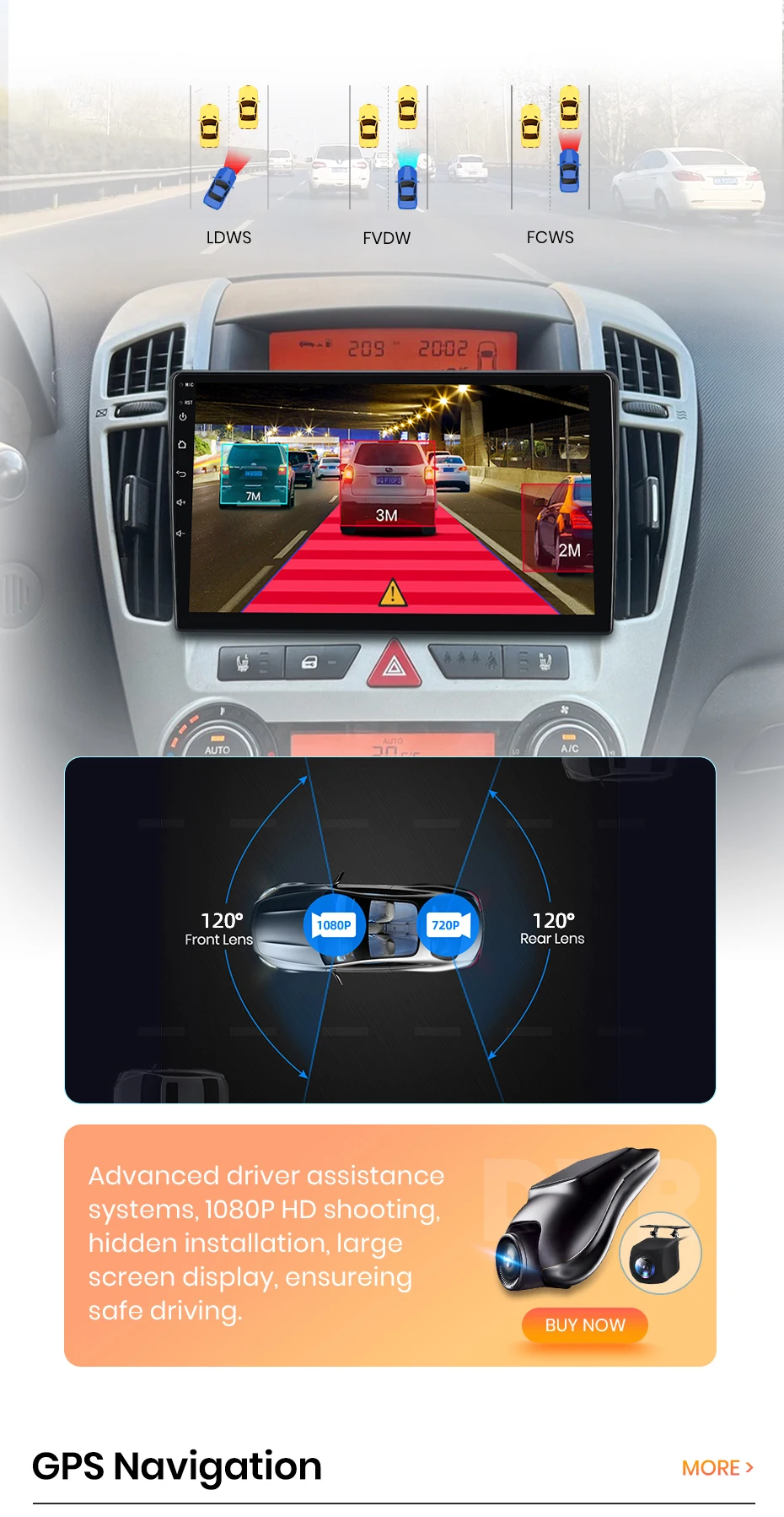 AWESAFE 9-Zoll-Android-Radio für KIA CEED 2007-2012, kabelloses CarPlay & Android Auto, GPS-Navigation, Multimedia, Unterstützung für Lenkradsteuerung, Subwoofer, Verstärker, Rückfahrkamera, EU Plug-and-Play, DAB+, digitales Autoradio, 2-DIN-Autoradio, Stereo, RDS, DSP, FM, WIFI, 4G, BT – Detail 26