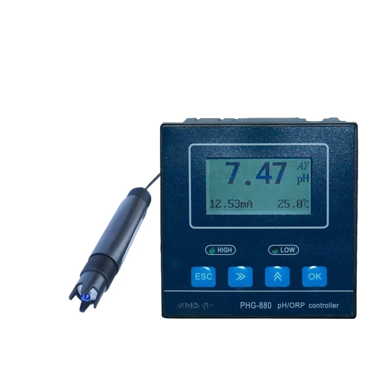 PH meter detector controller industrial water quality testing sensor electrode probe ORP