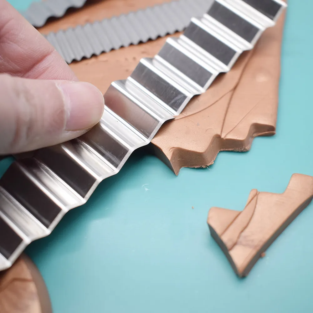 DIY-Ultraleicht-Knetwerkzeuge, Acryl-Teigrollen, Teigpressplatten, lange und kurze Schneidemesser, Modellierwerkzeuge für Ton – Detail 2