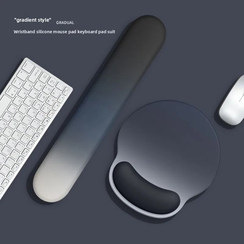 

Keyboard Cloud Wrist Rest Pad,Gaming Mouse Pad with Anti-Skid Base,Ergonomic Mouse Pad,Memory Foam Keyboard Gel Wrist Rest