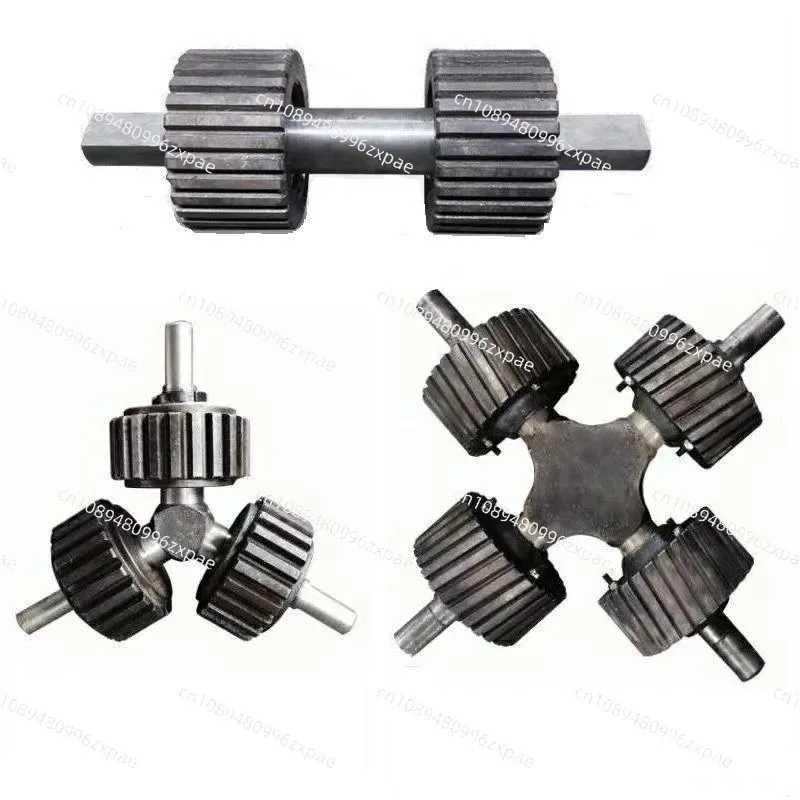 Feed Granulator Roller Assembly Pelletizer Roller Feed Processing Machine Replacement Parts