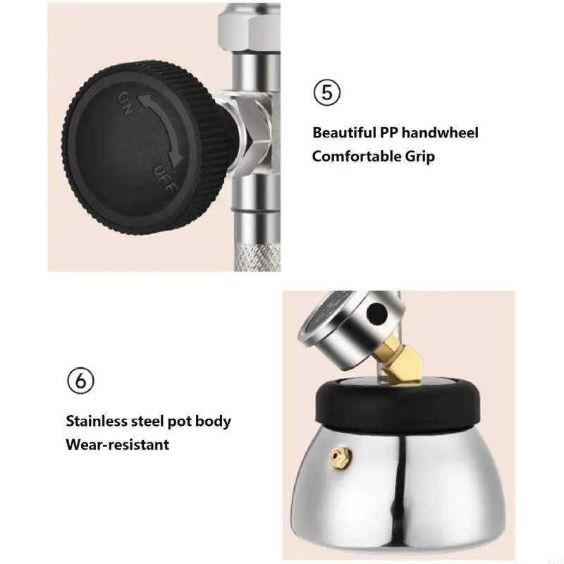 

403 Stainless Steel Milk Steaming Equipment Frothing Machine For Home And Cafes