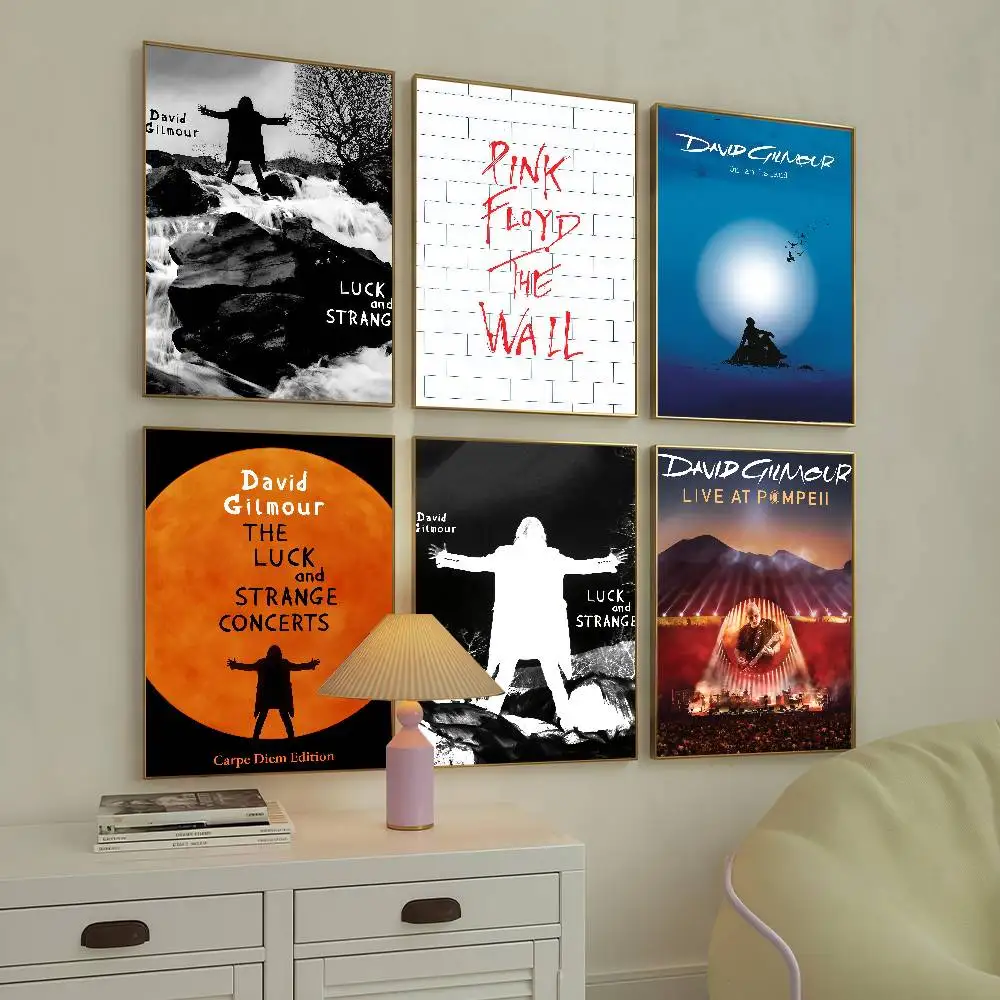 Póster de cantante d-david g-gilmour adecuado para el hogar, sala de estar, dormitorio, oficina, Bar, pegatina decorativa de pared