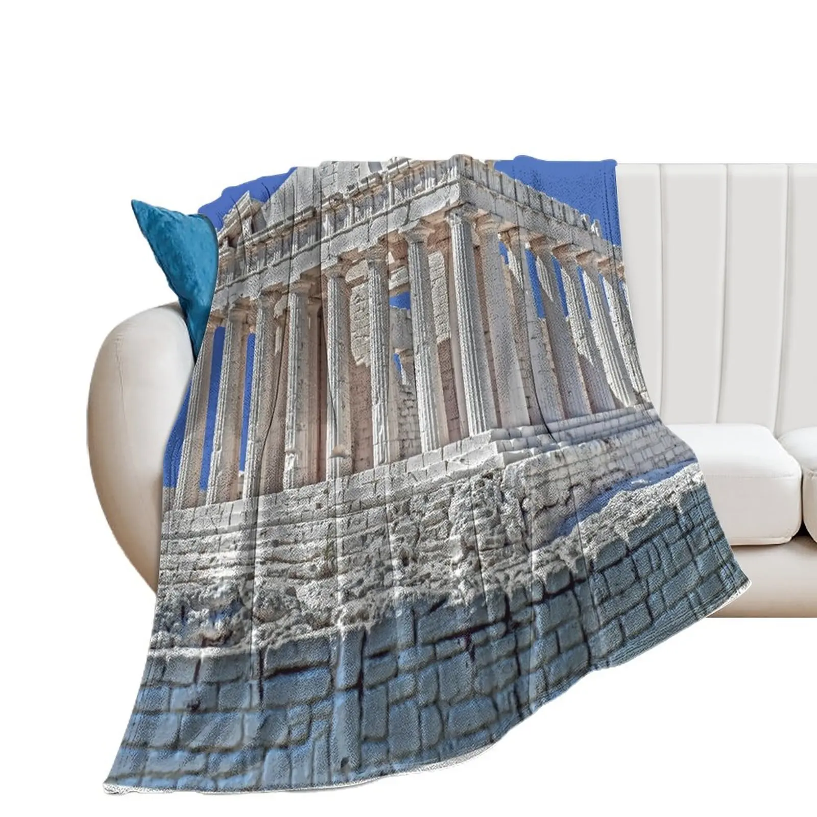 Acropolis Athens BY CALLISC Throw Blanket wednesday Camping Blankets