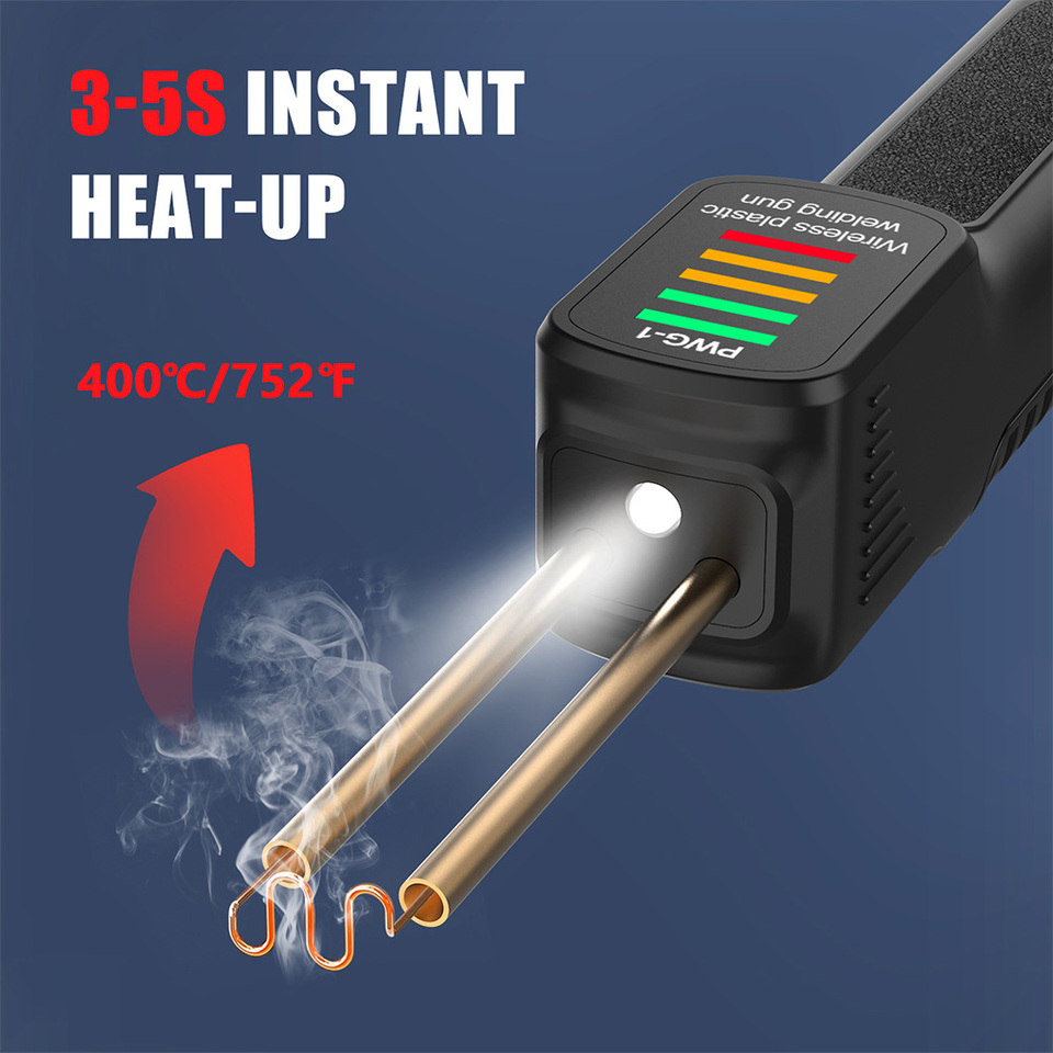  300W Plastic Welding Machine 200pcs Hot Stapler Plastic Welder Gun PVC Welder Gun Plastic Welding Kit Bumpers Repair Kit 