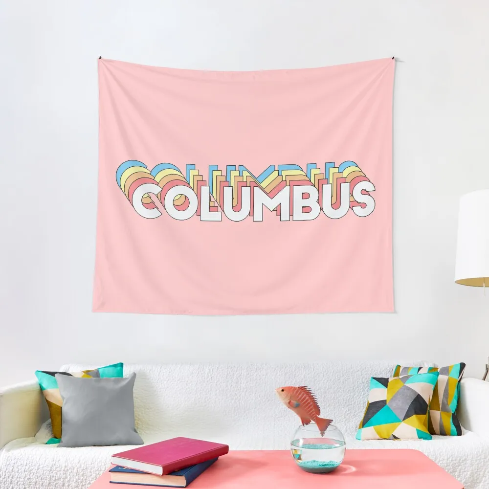 

Columbus, Ohio Tapestry Decor For Bedroom Home Decoration Accessories Room Ornaments Aesthetic Room Decor Tapestry