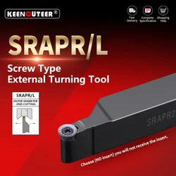 SRAPR1616 SRAPR2020 SRAPR2525 SRAPR3232 SRAPL1616 SRAPL2020 External Turning Tool Holder Lathe CNC Cutting Tool Cutter Bar