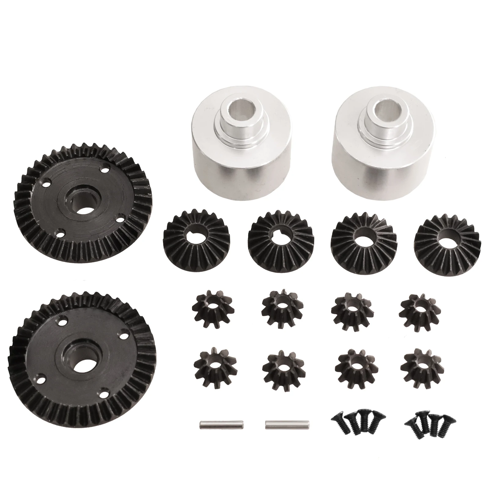 Metal Differential Case Differential Steel gears For Wltoys 104001 104002 1/10 RC Car Upgrade Accessories view 5