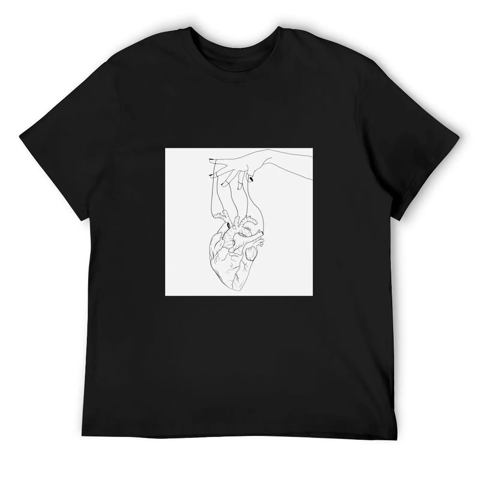 

Tugging At Your Heart-Strings T-Shirt baggy shirts tshirts personalised topping oversized t shirt mens graphic t-shirts anime