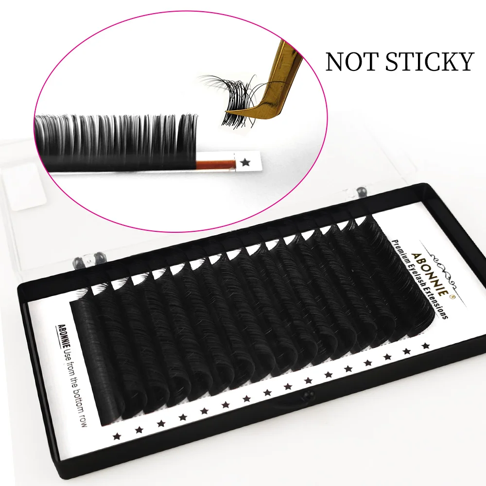 ABONNIE Classic Eyelashes Premium Individual Lashes Fluffy Volume Eyelash Extension