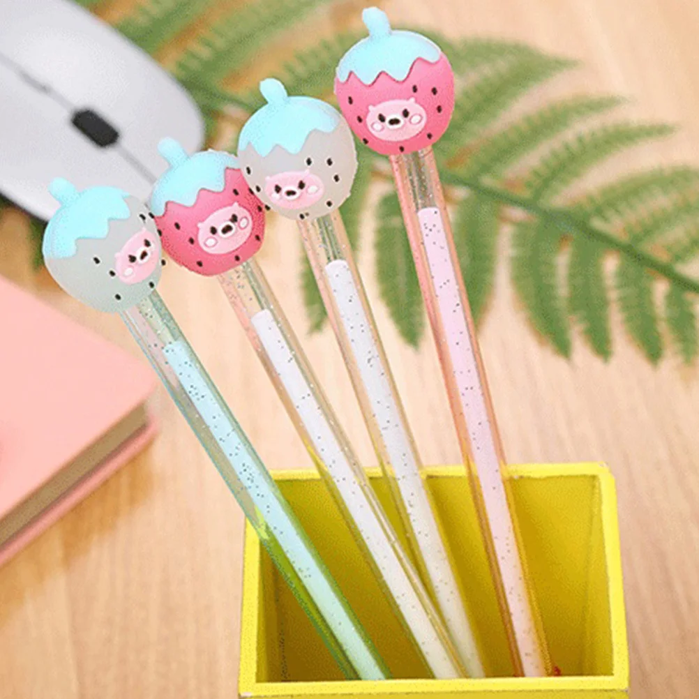 

10Pcs Creative Gel Pens Premium Plastic Cartoon Sign Pens Ideal for Students Office School Writing Stationery Gel Pen