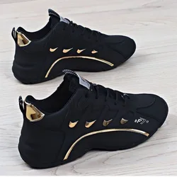 Men's Shoes 2024 Summer New Sneakers for Men Lightweight Soft Unisex Leather Comfort Platform Vulcanized Shoes Zapatillas Hombre