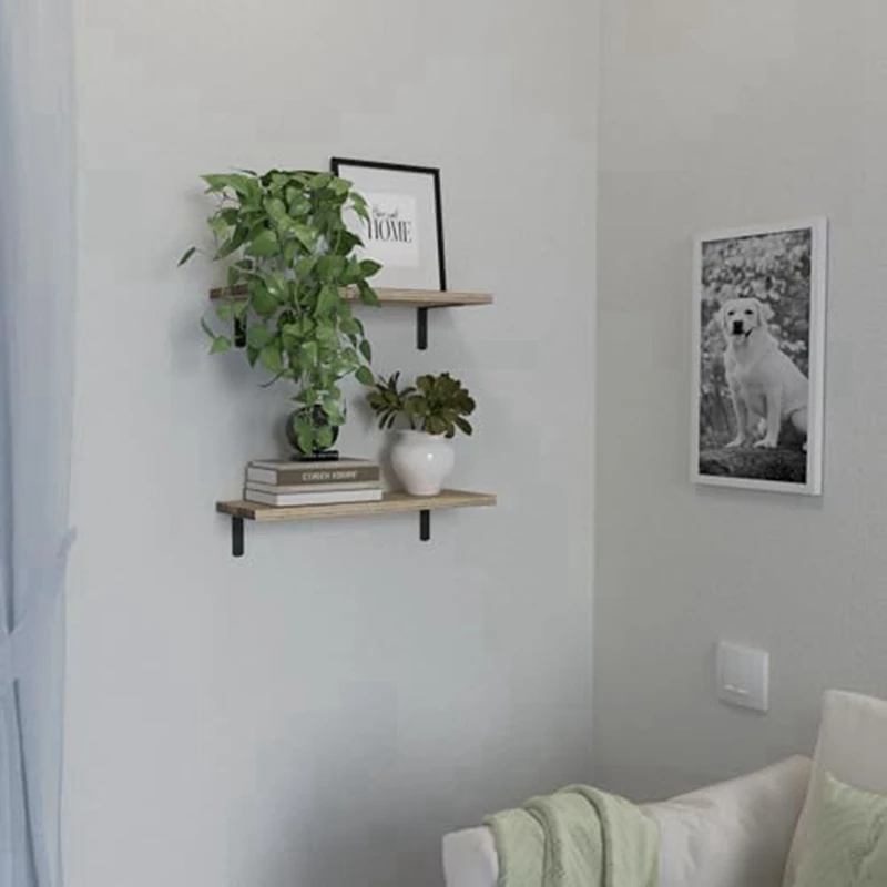 Floating Shelves Wooden Floating Shelves For Wall Decor Wall Mounted Floating Bathroom Shelf For Storage White 1 Piece