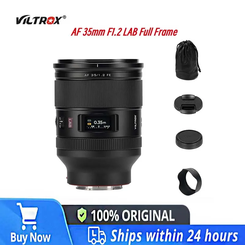 

Viltrox AF 35mm F1.2 LAB Full Frame Camera Lens for Sony FE Mount Cameras Zve 10 II A7RV A7CR A7C2 A9II A6300 A6400 NEX3N NEX-5T