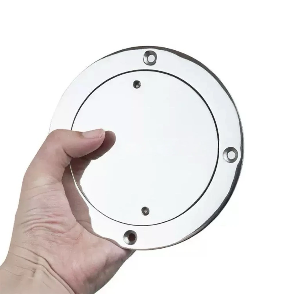 3 INCH ROUND NON‑SLIP INSPECTION HATCH, 316 STAINLESS STEEL WITH REMOVABLE COVER FOR BOATS YACHT MARINE PARTS