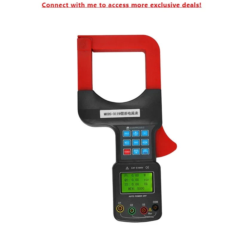 

MEDS-3119 2000A AC/DC Clamp Current Meter Digital Clamp Meter Electrical Multimeter Clamp Meter