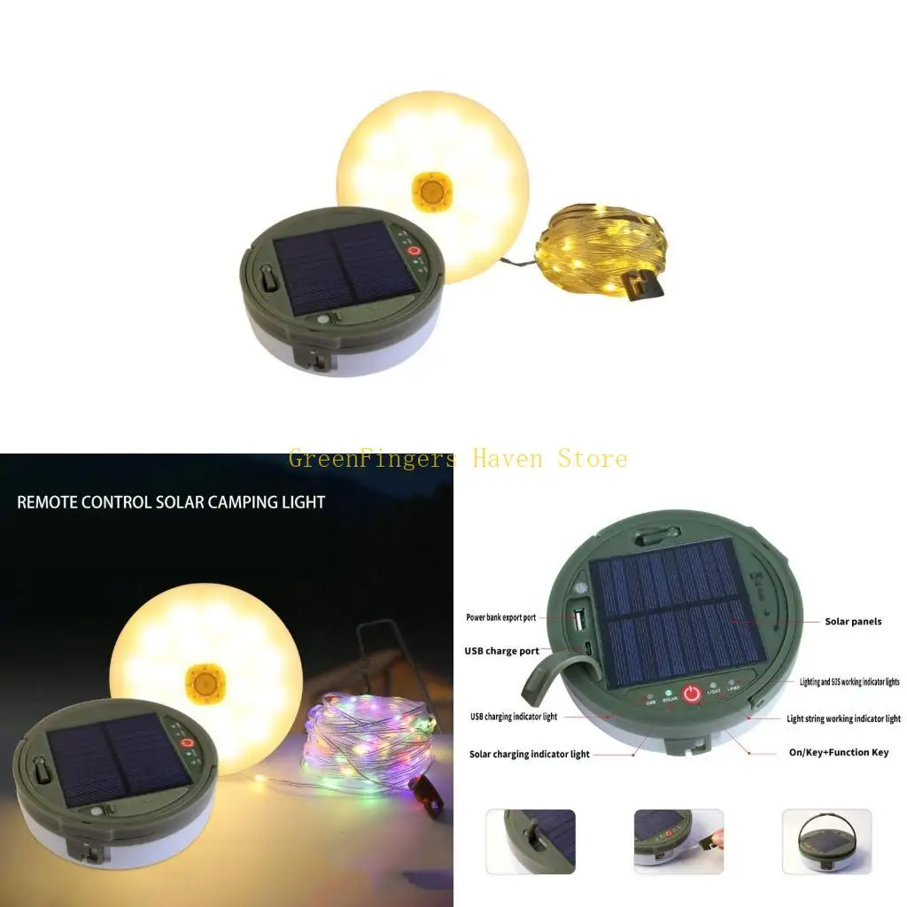 

F68D Mood Lighting String Light Plastic Texture for Campgrounds and Outdoor Event