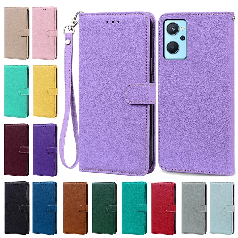 

For Oppo A96 4G Case CPH2333 Cover Silicone Wallet Flip Leather Case For OppoA96 4G Phone Cases A96 4G OPPOA96 A 96 Fundas Shell