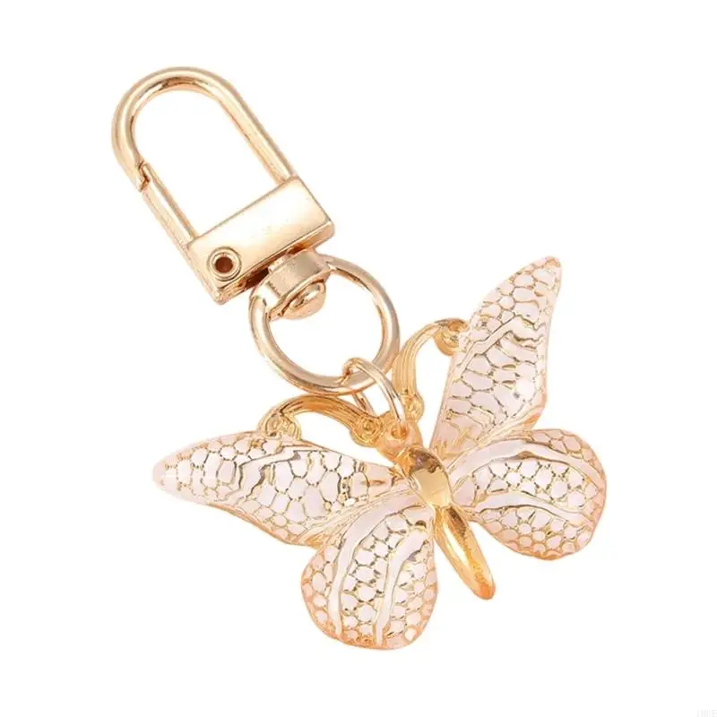 Delicate Butterfly Themed Keychain For Women Bag Ornament Fashion Phone Charm 