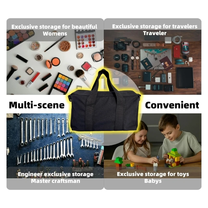 Sturdy Fabric Tool Bag Wide Opening For Easy Access Heavy Duty Storage high quality,Workshop Garage Construction Site Use