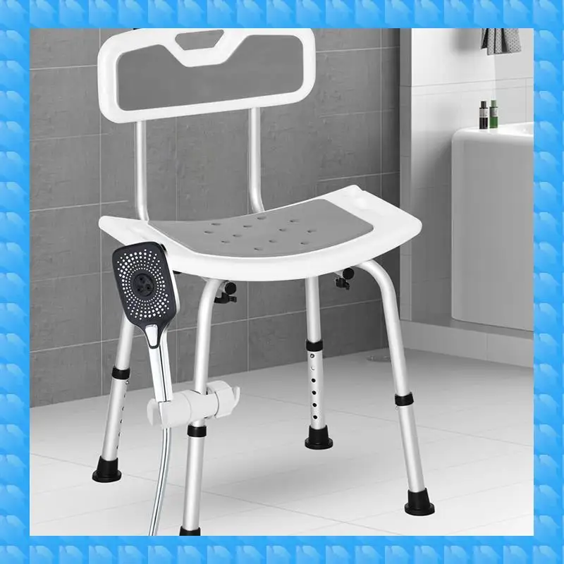 ETRT Handheld Shower Holder For Transfer Bench And Bath Stool, Complete With Attachment For Shower Chairs