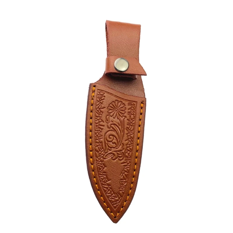 Elegant Real Leather Knife Cover Practical Real Leather Knife Case Knife Protectors for Kitchen Tool Dropship