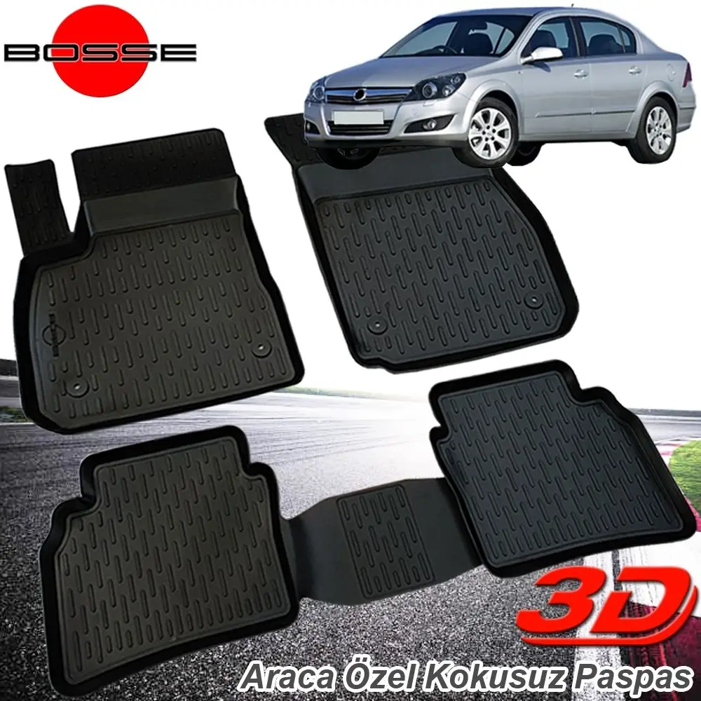 For Opel Astra H Doormat 3D Pool Sedan 2004 2013 BOSSE