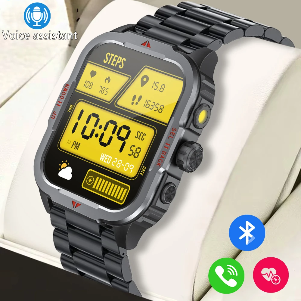 Новые умные часы 2025 года, голосовой помощник, мониторинг сердечного ритма и здоровья, встроенные несколько спортивных режимов, мужские умные часы для улицы Новые умные часы 2025 года, голосовой помощник, мониторинг сердечного ритма и здоровья, встроенные несколько спортивных режимов, мужские умные часы для улицы