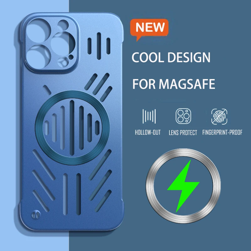Wärmeableitung Magnetische Telefon Fall Für ONEPLUS 15 15R 13 13R 13S 12 12R Für Magsafe Drahtlose Lade PC Hard Cover