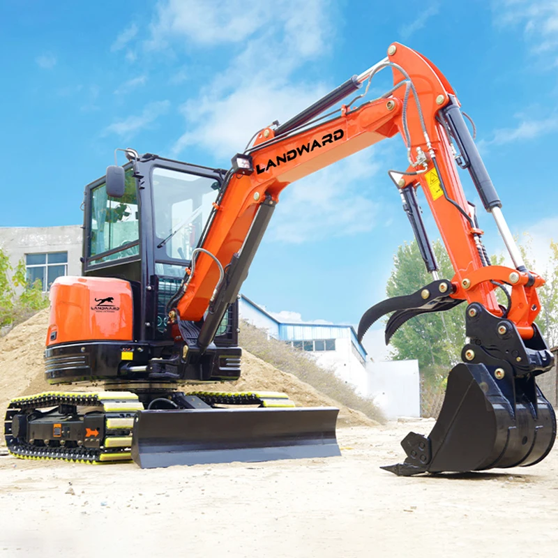 Kubota Diesel 3.5ton Mini Excavator 2 Ton Household Micro Digger Multifunctional Compact 1.8 Ton Farm Small Trencher Customized