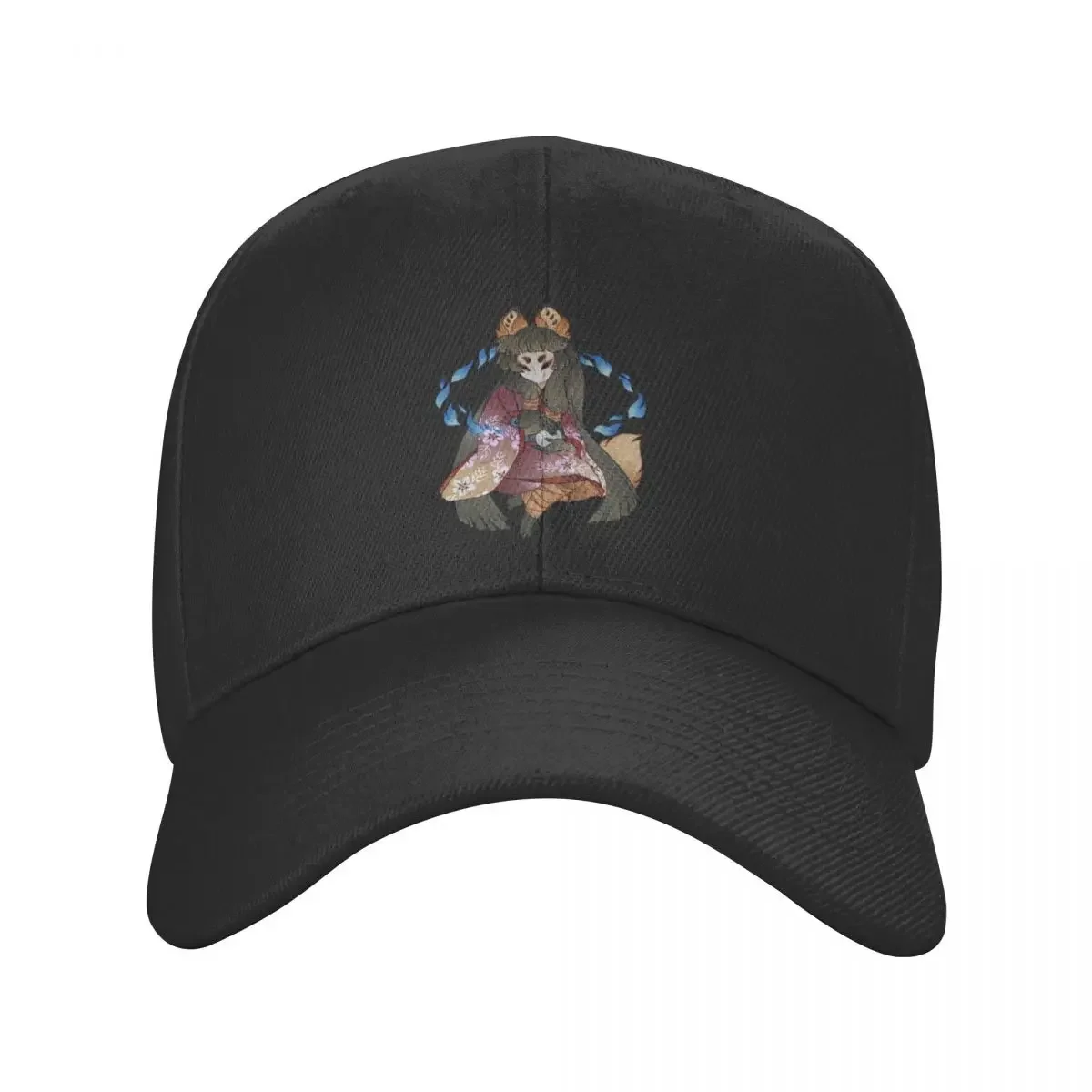 Ring of Foxfire - TeaKitsune Fox Yokai Baseball Cap Sun Cap foam party Hat Men's Caps Women's