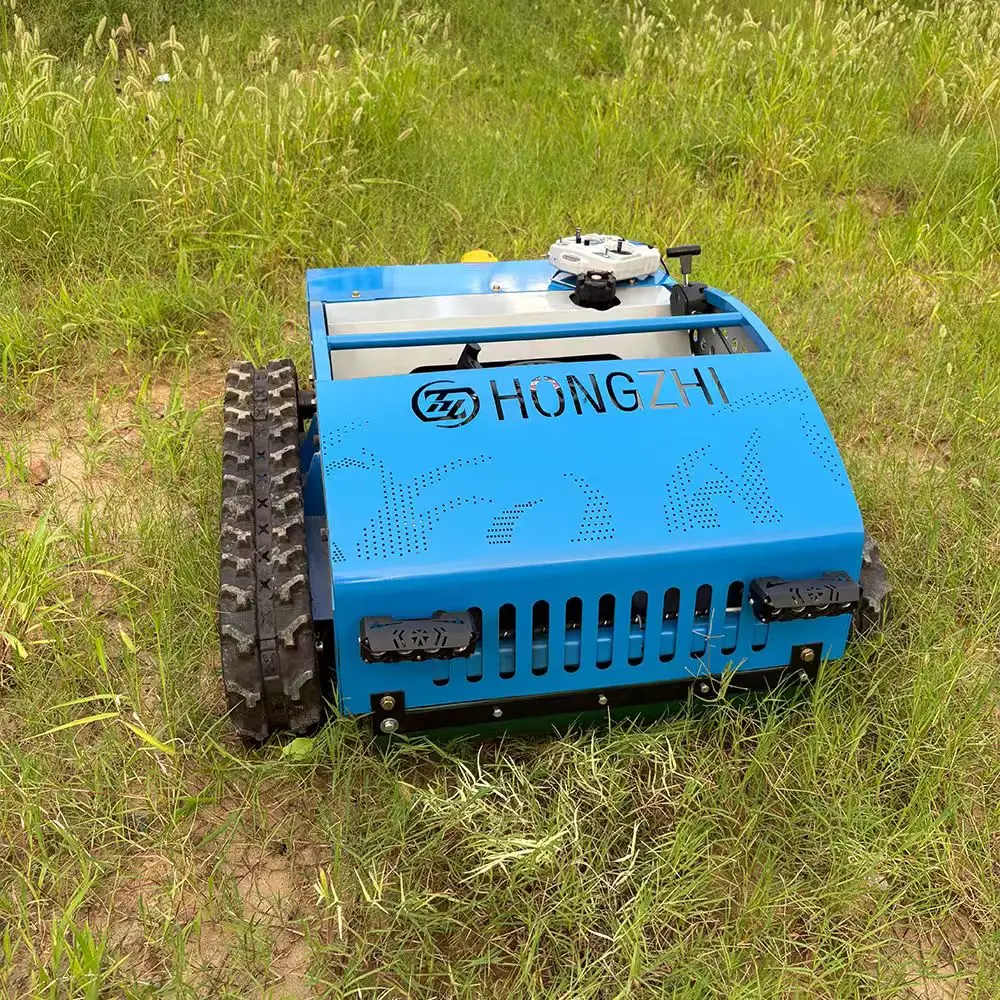 

Газонокосилка-робот на дистанционном управлении, 224 куб. см, ширина скашивания 550 мм, самоходная, для склонов и садов