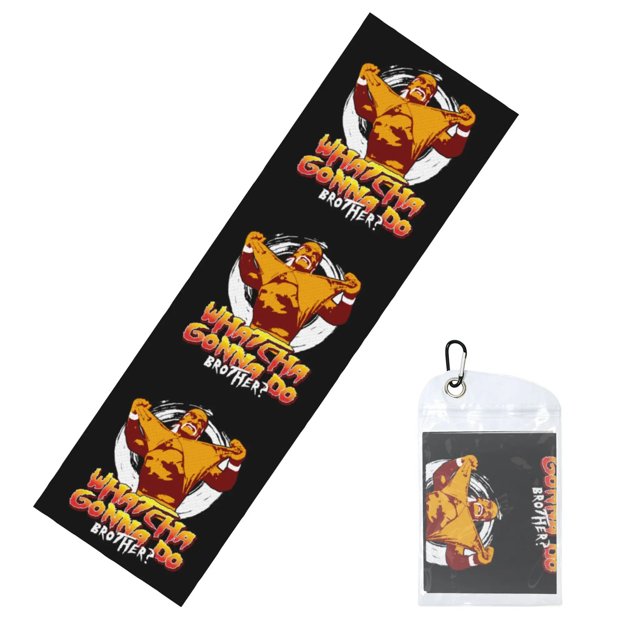 Hulk Hogan American Pro Wrestling Cold Exercise Towel Face Towel Quick Drying  Shower Breathable Cold Towel
