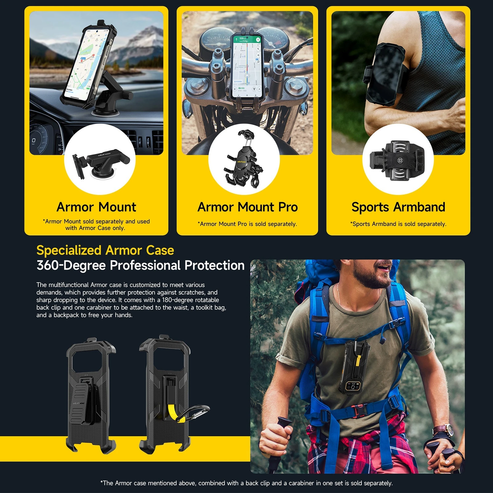 Ulefone Armor 27T Pro + Rugged Phone Thermal Imaging 12GB+256GB Night Vision 10600mAh 6.78'' Dimensity 6300 5G NFC Smartphone