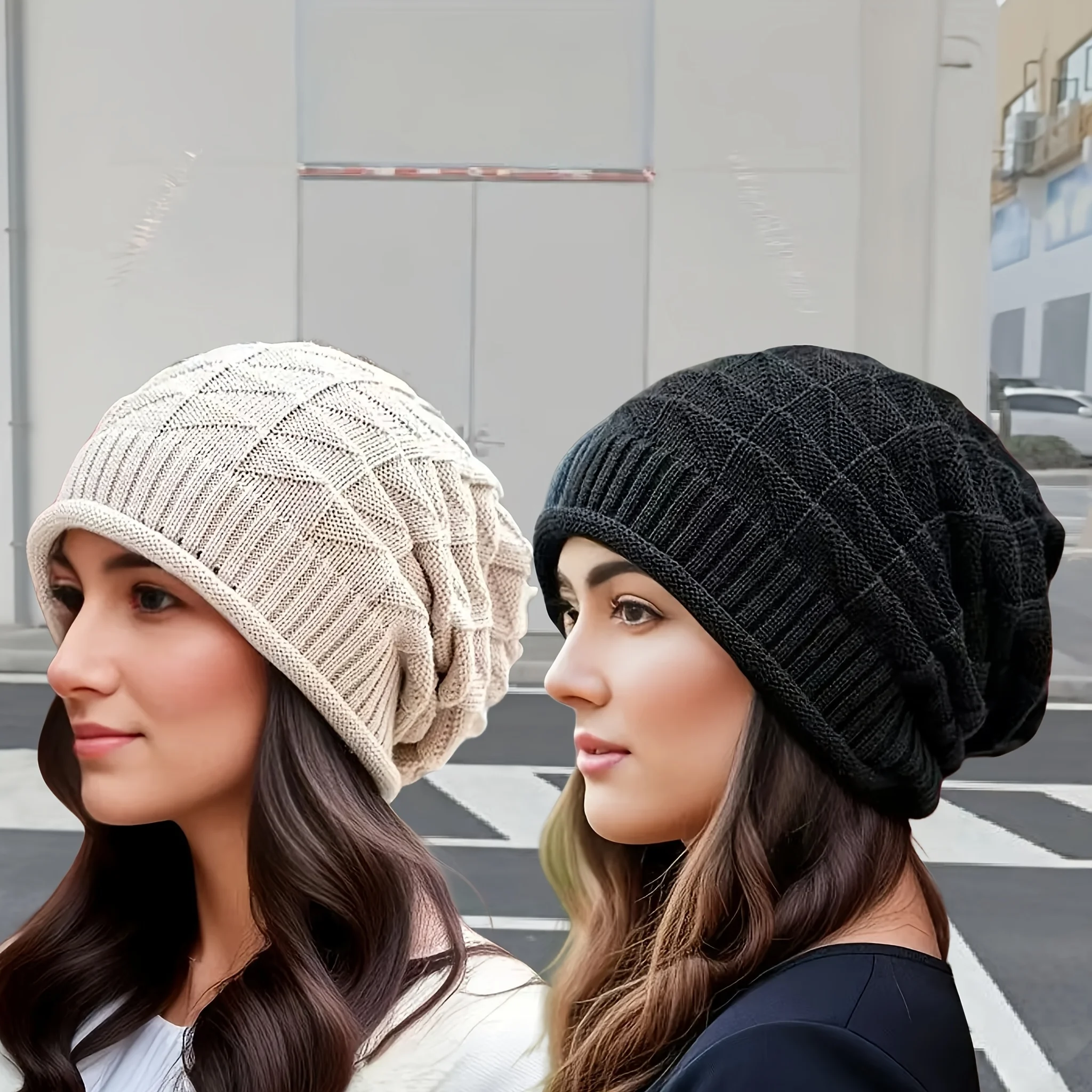 2 قطعة ~ الأكثر مبيعا أزياء الترفيه للجنسين كومة قبعات محبوكة يندبروف قبعات ما بعد الولادة