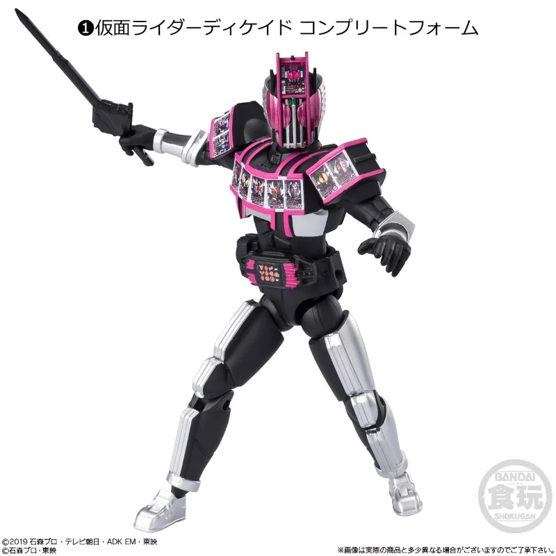 In Stock Original BANDAI SHODO-XX GAMEL KAMEN RIDER BARON VALKYRIE DECADE DIEND 10CM Anime Character Q Version Model